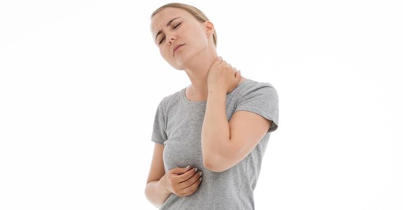 Dolore con osteocondrosi cervicale